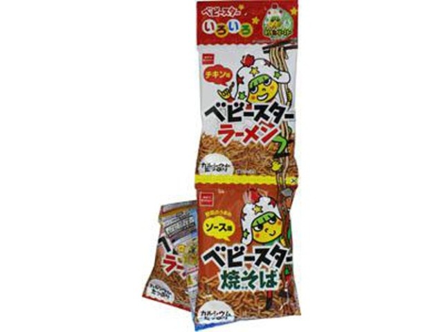 ベビースター いろいろ４連  ×20入り 【全国送料無料】(一部地域別途)の画像