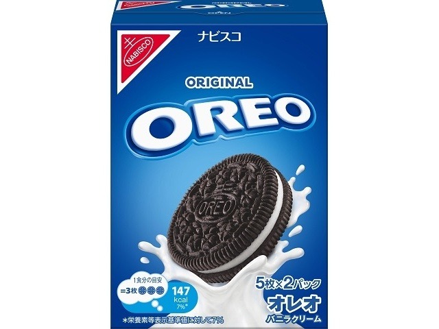 オレオ バニラクリーム５枚×２パック   ×12 【送料込】(一部地域別途)の画像
