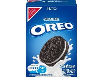 オレオ バニラクリーム５枚×２パック   ×12 【送料込】(一部地域別途)の画像