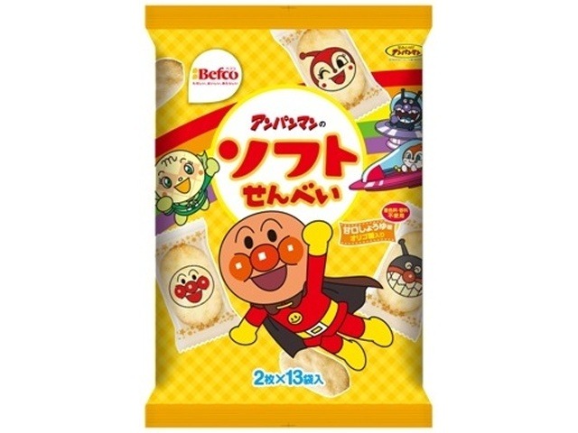 栗山米菓 アンパンマンのソフトせんべい ２６枚  ×12 【送料込】(一部地域別途)の画像