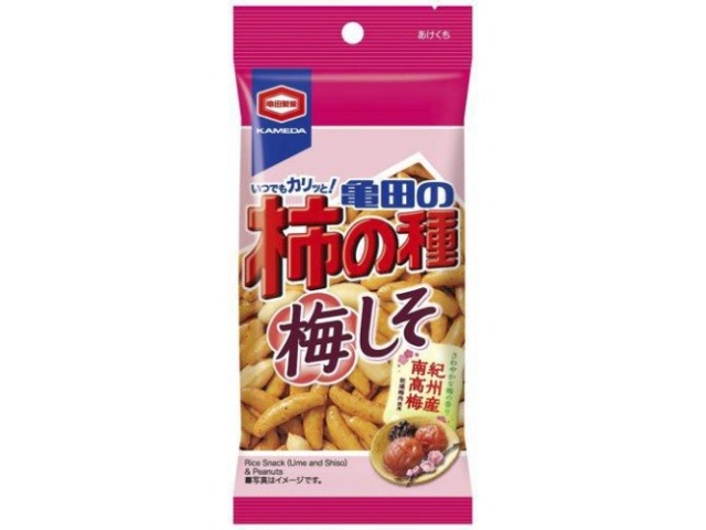 亀田 柿の種 梅しそ５７ｇ ×12 【送料込】(一部地域別途)の画像
