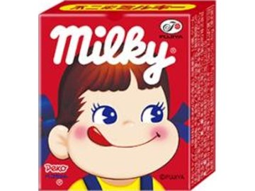 不二家 ミルキー ７粒 ×10 【送料込】(一部地域別途)の画像