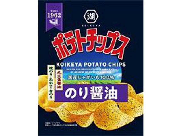 湖池屋 ポテトチップス のり醤油５０ｇ×12入り 【全国送料無料】(一部地域別途)の画像