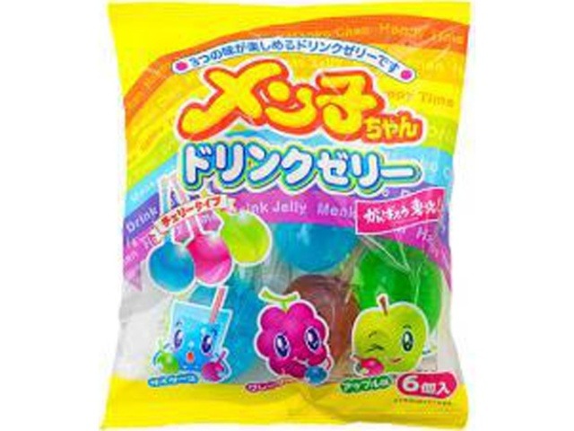 アキヤマ メン子ちゃんドリンクゼリー ×12入り 【全国送料無料】(一部地域別途)の画像