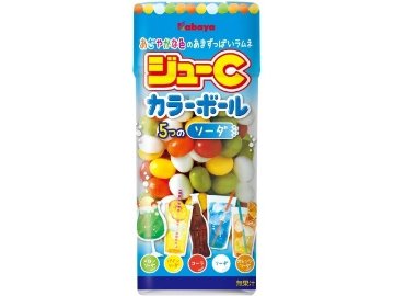 カバヤ ジューＣカラーボールソーダ ３５ｇ  ×10入り 【全国送料無料】(一部地域別途)の画像