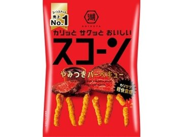 湖池屋 スコーン やみつきバーベキュー７３ｇ×12入り 【全国送料無料】(一部地域別途)の画像