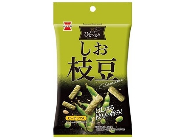 岩塚製菓 ＴＨＥひとつまみ しお枝豆４０ｇ ×10 【送料込】(一部地域別途)の画像