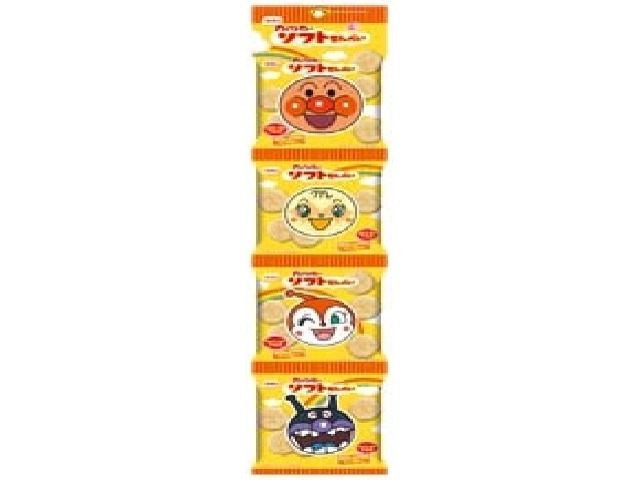栗山米菓 ４Ｐアンパンマンのソフトせん ×12 【送料込】(一部地域別途)の画像