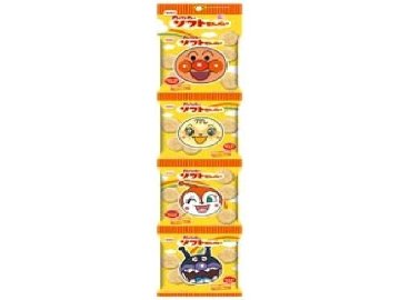 栗山米菓 ４Ｐアンパンマンのソフトせん ×12 【送料込】(一部地域別途)の画像