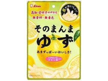 ライオン そのまんまゆず ２３ｇ ×6 【送料込】(一部地域別途)の画像