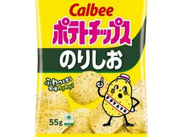 カルビー ポテト のりしお５５ｇ  ×16入り 【全国送料無料】(一部地域別途)の画像