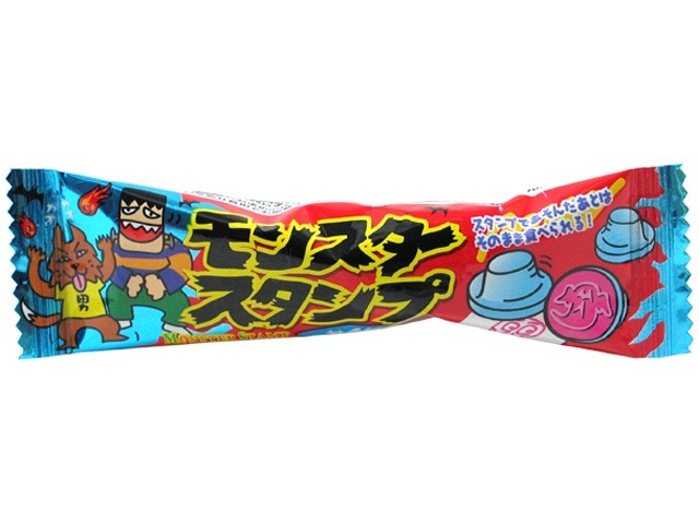 やおきん モンスタースタンプ サイダー×50入り 【全国送料無料】(一部地域別途)の画像