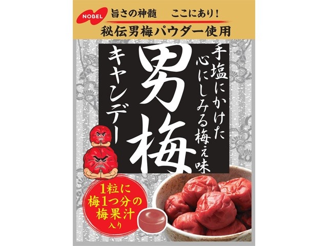 ノーベル 男梅 ８０ｇ ×6 【送料込】(一部地域別途)の画像