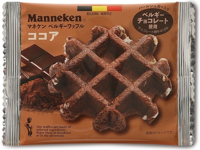 マネケン ココアワッフル １個×6入り 【全国送料無料】(一部地域別途)の画像