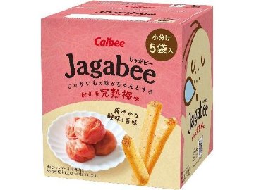 カルビー Ｊａｇａｂｅｅ 紀州産完熟梅味７５ｇ×12入り 【全国送料無料】(一部地域別途)の画像
