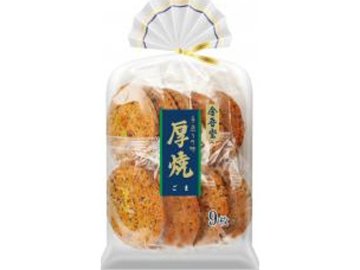 金吾堂 厚焼 ごま９枚×12入り 【全国送料無料】(一部地域別途)の画像