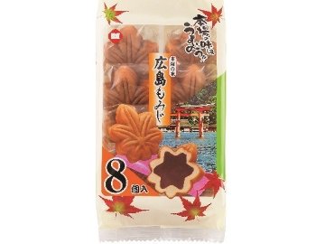 寿 広島もみじ（絵柄袋）８個×8入り 【全国送料無料】(一部地域別途)の画像