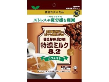 味覚糖 機能性表示特濃ミルク８．２カフェオレ９３ｇ×6入り 【全国送料無料】(一部地域別途)の画像
