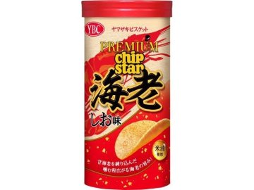 ＹＢＣ プレミアムチップスター海老しお味 ４５ｇ  ×8入り 【全国送料無料】(一部地域別途)の画像