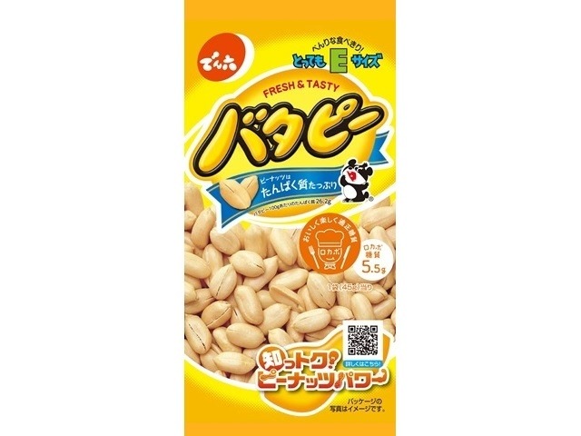 でん六 Ｅサイズバタピー ４５ｇ×10入り 【全国送料無料】(一部地域別途)の画像