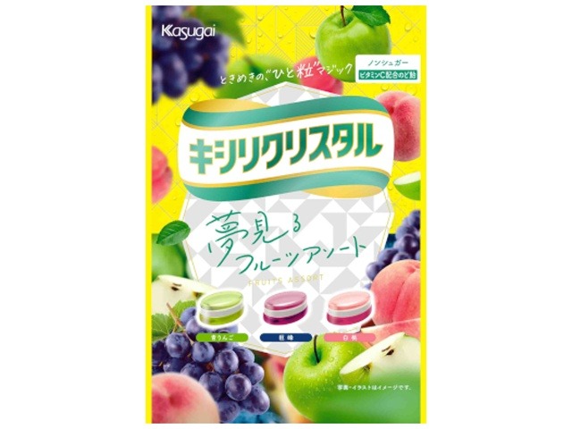 キシリクリスタル フルーツアソートのど飴 ６７ｇ×6入り 【全国送料無料】(一部地域別途)の画像