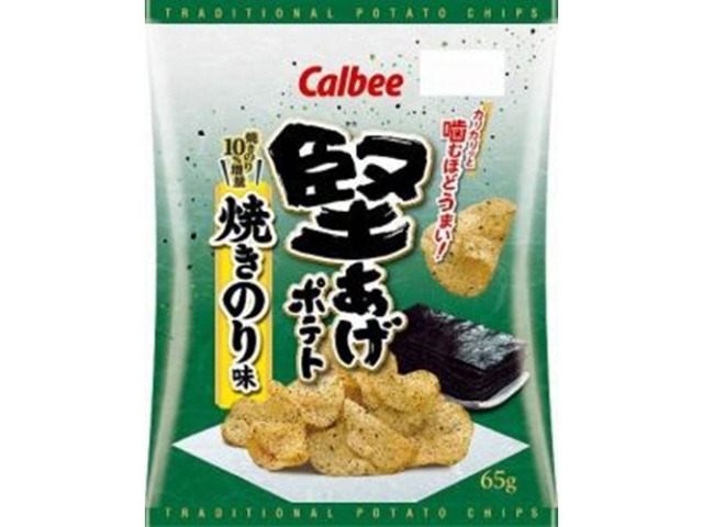 カルビー 堅あげポテト 焼きのり味６５ｇ×12入り 【全国送料無料】(一部地域別途)の画像