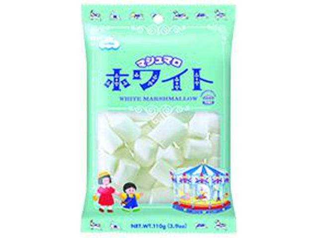 エイワ ホワイトマシュマロ １１０ｇ  ×12入り 【全国送料無料】(一部地域別途)の画像