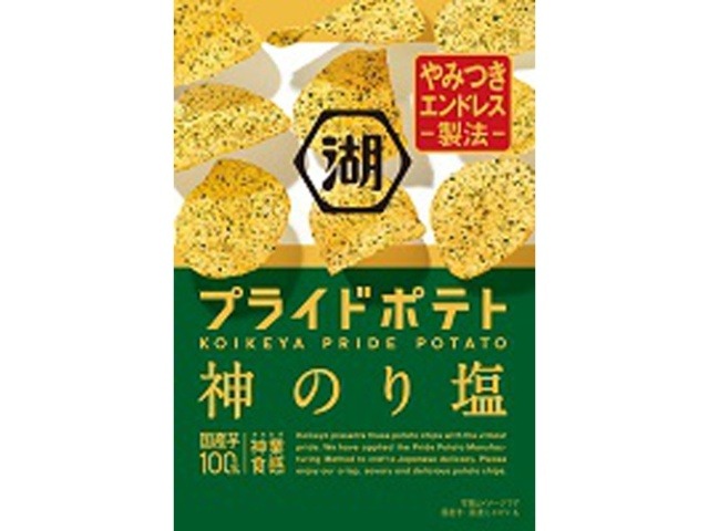 湖池屋 プライドポテト神のり塩５５ｇ ×12 【送料込】(一部地域別途)の画像
