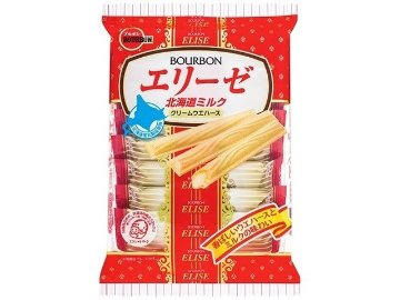 ブルボン エリーゼ 北海道ミルク１６本×12入り 【全国送料無料】(一部地域別途)の画像