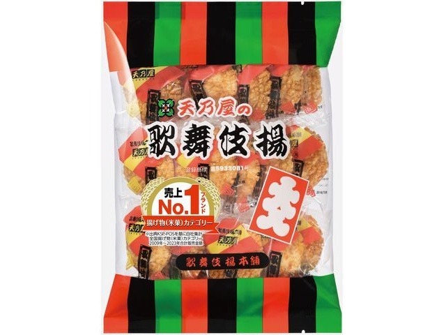 天乃屋 大入歌舞伎揚 １４枚×12入り 【全国送料無料】(一部地域別途)の画像
