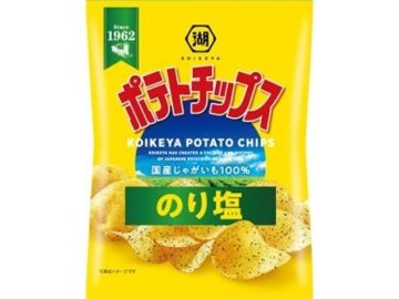 湖池屋 小袋ポテトチップス のり塩２５ｇ×24入り 【全国送料無料】(一部地域別途)の画像