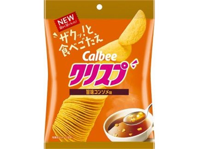 カルビー クリスプ旨味コンソメ味４５ｇ ×16 【送料込】(一部地域別途)の画像