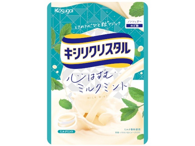 春日井製菓 キシリクリスタル ミルクミントのど飴７１ｇ  ×6入り 【全国送料無料】(一部地域別途)の画像