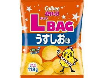 カルビー ポテトＬサイズＢＡＧうすしお味１１８ｇ ×12 【送料込】(一部地域別途)の画像