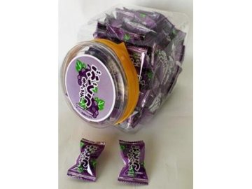 キッコー製菓 ポットぶどうキャンデー１個  ×100 【送料込】(一部地域別途)の画像