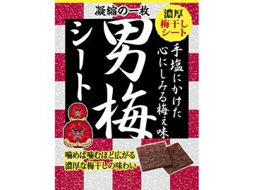 ノーベル 男梅シート ２７ｇ ×6 【送料込】(一部地域別途)の画像