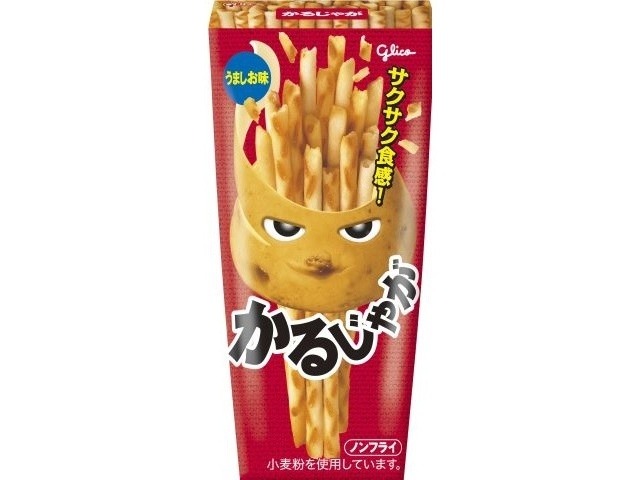 グリコ かるじゃが うましお味４１ｇ  ×10入り 【全国送料無料】(一部地域別途)の画像
