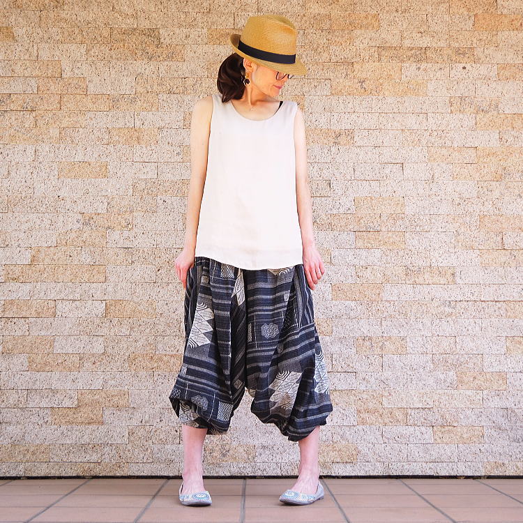 エスニック柄＊サルエルパンツ＊ユニセックス＊エスニック＊dandelion＊タイの画像