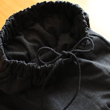 Newカラー追加＊軽くて暖か＊裏地フリース素材＊丸く仕上げたシルエットが女性らしい＊大人のサルエルパンツ＊d-pn504fの画像