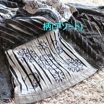 シンボルマーク×ダメージ加工＊ドロップショルダー＊ZIPフードパーカージャケット＊エスニック＊ユニセックス＊の画像