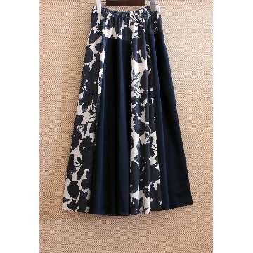  【自由にアレンジスカート】フラワー～flower～どんなコーデも自由自在にデザインができる＊変形＊バルーン＊立体ロングスカート＊d-sk2001の画像