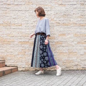 PLAN Cマルチカラーロングスカート　38 2025年最新】plan c スカートの人気アイテム - メルカリ