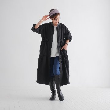 季節の変わり目にぴったり＊大人カジュアルに映える＊シルエットを調整できるドローコード＊ティアードジャケット＊d-jk3001の画像