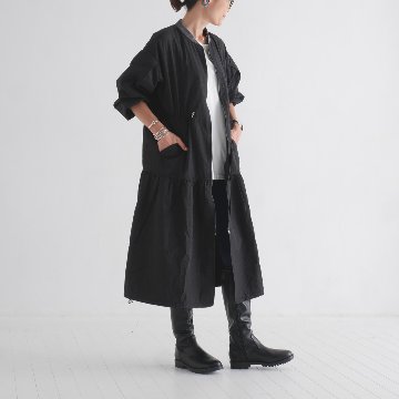 季節の変わり目にぴったり＊大人カジュアルに映える＊シルエットを調整できるドローコード＊ティアードジャケット＊d-jk3001の画像