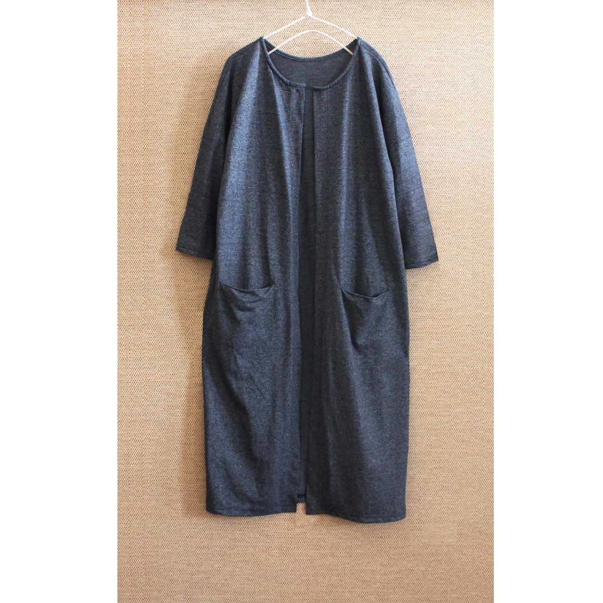 フロントオープン＊軽やか大人カジュアル＊シーズンレスに活躍＊綿素材＊ロング＊羽織り＊カーディガン＊の画像