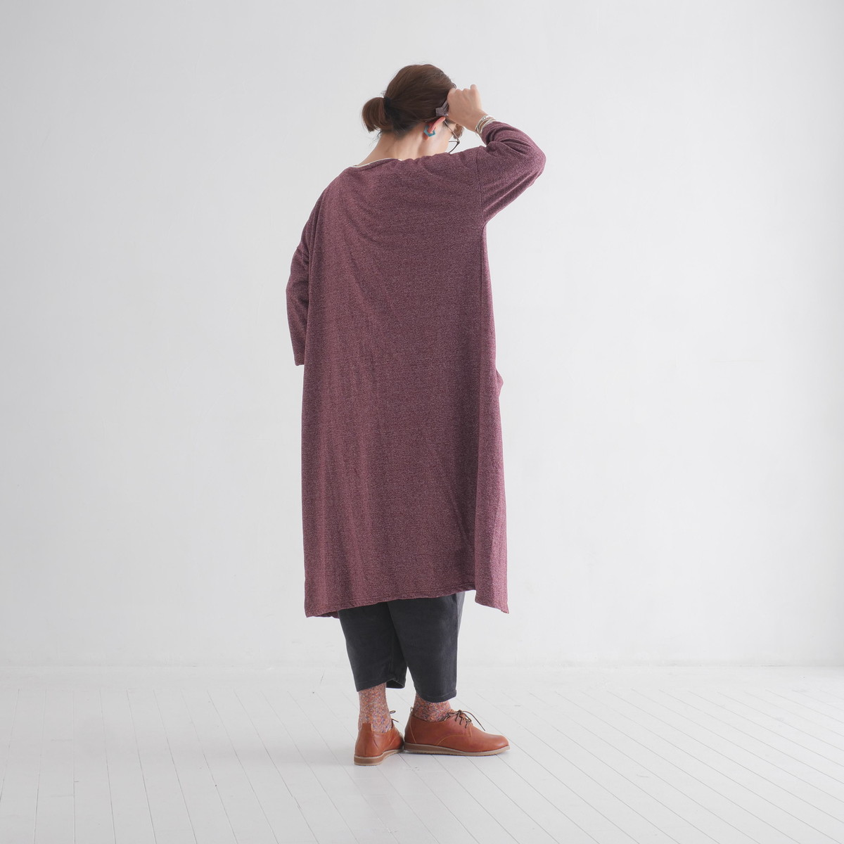 フロントオープン＊軽やか大人カジュアル＊シーズンレスに活躍＊綿素材＊ロング＊羽織り＊カーディガン＊の画像