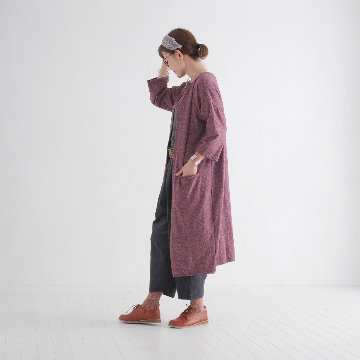 フロントオープン＊軽やか大人カジュアル＊シーズンレスに活躍＊綿素材＊ロング＊羽織り＊カーディガン＊の画像