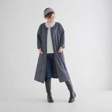 フロントオープン＊軽やか大人カジュアル＊シーズンレスに活躍＊綿素材＊ロング＊羽織り＊カーディガン＊の画像