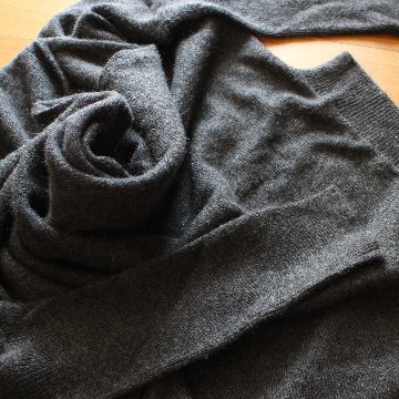 軽く暖かい天然素材＊カシミヤ＊やわらかアシンメトリートップス＊上品シルエットの大人カジュアル＊d-tp528の画像