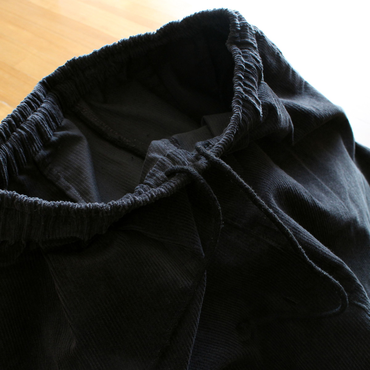 やさしく包む履き心地＊あったかコーデュロイ＊ゆったりシルエット＊ワイドテーパードパンツ＊d-pn008の画像